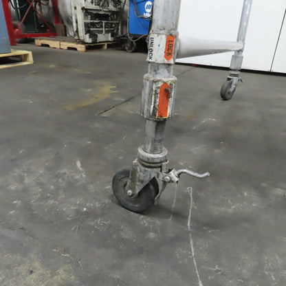 Werner 4250 Series Wide Span Snap-Up Aluminum Folding Rolling Scaffold 96" x 52"