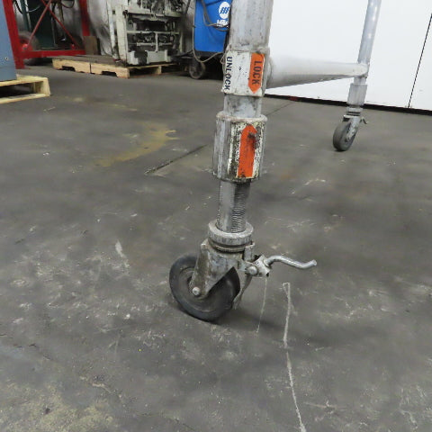 Werner 4250 Series Wide Span Snap-Up Aluminum Folding Rolling Scaffold 96" x 52"