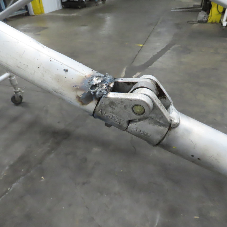 Werner 4250 Series Wide Span Snap-Up Aluminum Folding Rolling Scaffold 96" x 52"