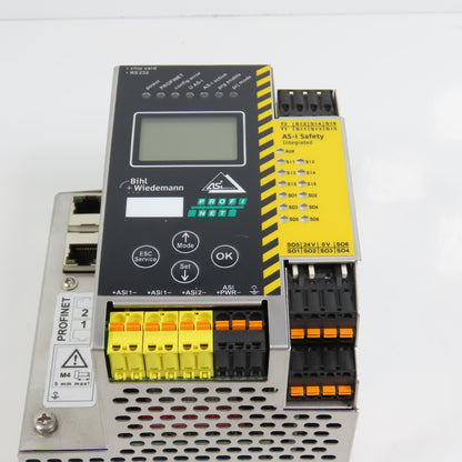 Bihl Wiedemann BWU3274 AS-I 3.0 Profinet Gateway W/ 	Integrated Safety Monitor