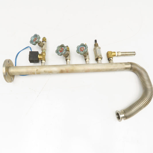 Stainless Steel Vacuum Manifold Stack From Mitsubishi ML5036D CO2 Laser