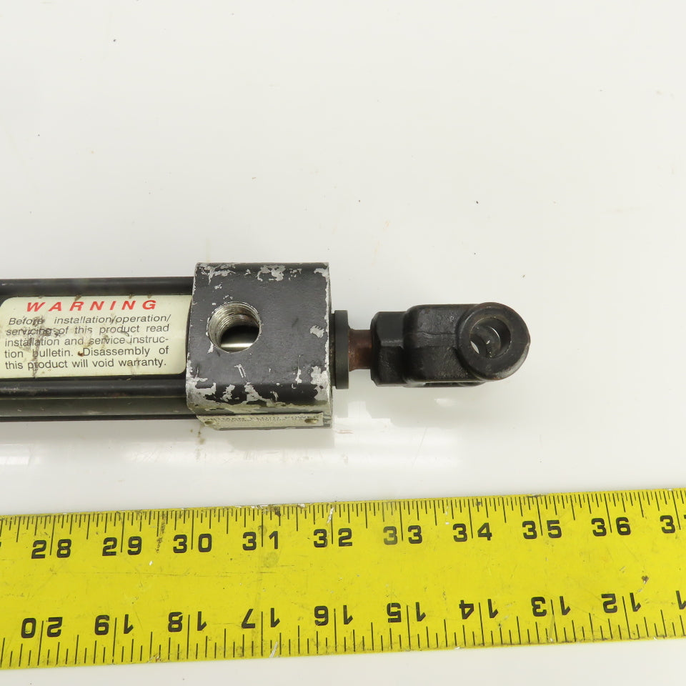 Ortman Double Acting Pneumatic Cylinder 1.5" Bore 18" Stroke 5/8" Rod 200PSI