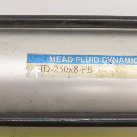 Mead HD-250x8-FB Double Acting Pneumatic Cylinder 8" Stroke 2.5" Bore 5/8" Rod