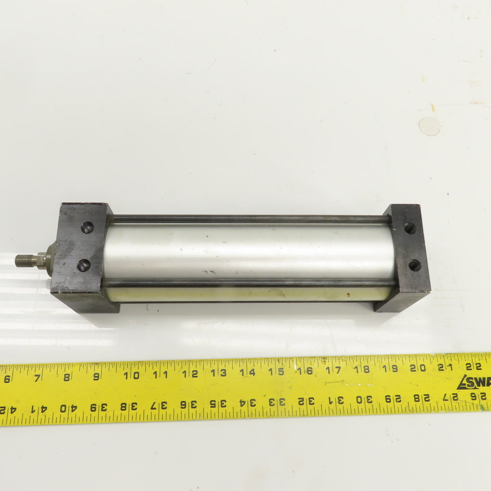 Mead HD-250x8-FB Double Acting Pneumatic Cylinder 8" Stroke 2.5" Bore 5/8" Rod