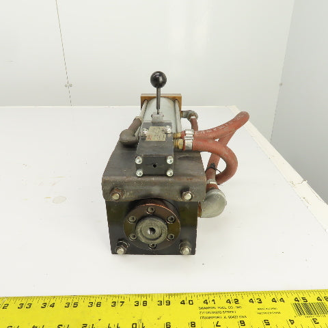 Double Acting Air Cylinder With Manual Valve E312LS-G 15.5" Stroke 3.5" Bore