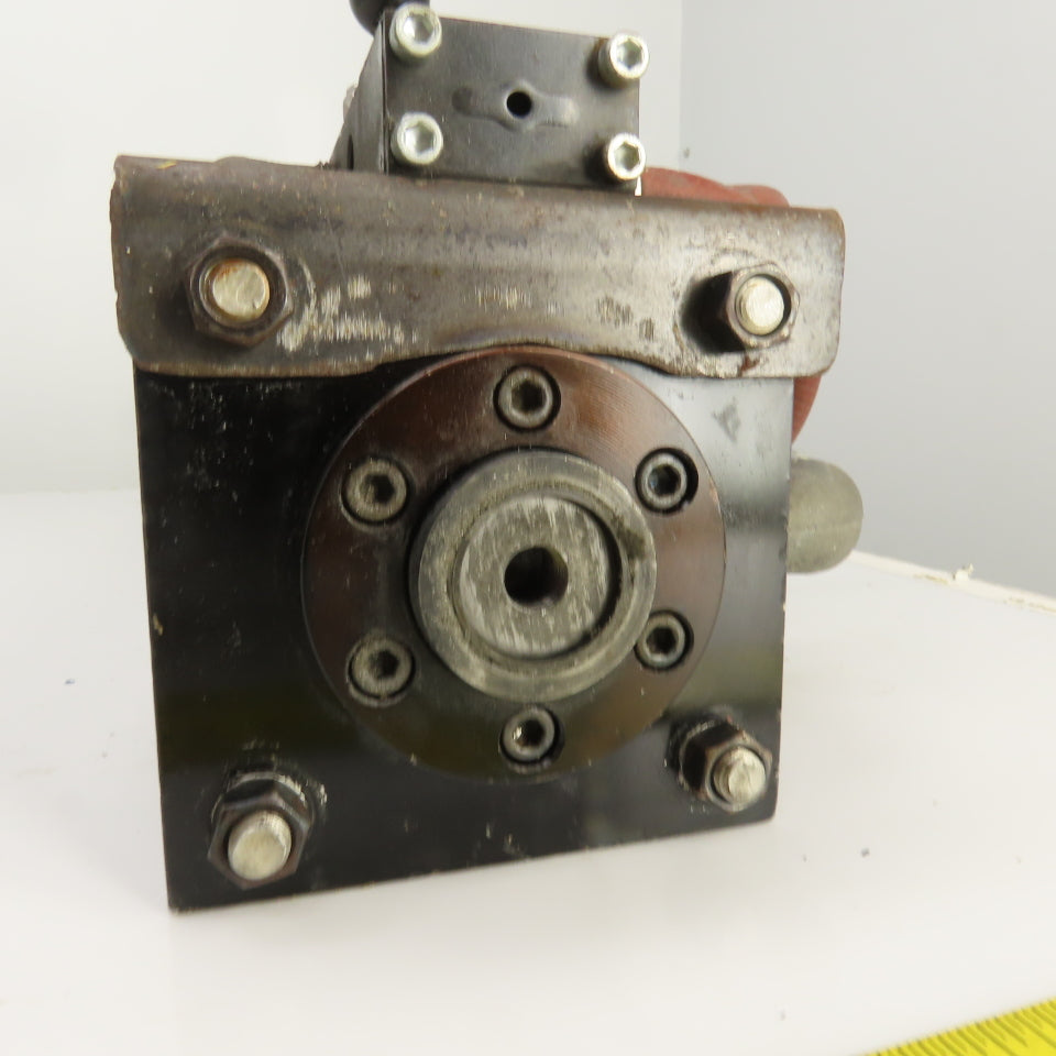 Double Acting Air Cylinder With Manual Valve E312LS-G 15.5" Stroke 3.5" Bore