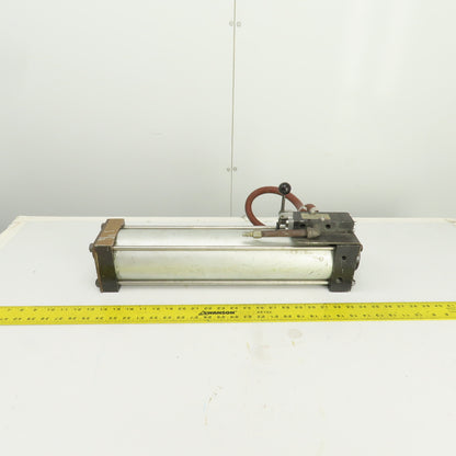Double Acting Air Cylinder With Manual Valve E312LS-G 15.5" Stroke 3.5" Bore