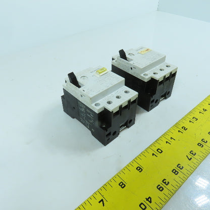 Siemens 3VU1300-1MJ00 2.4 - 4A Motor Protector Circuit Breaker 600V AC Lot Of 2