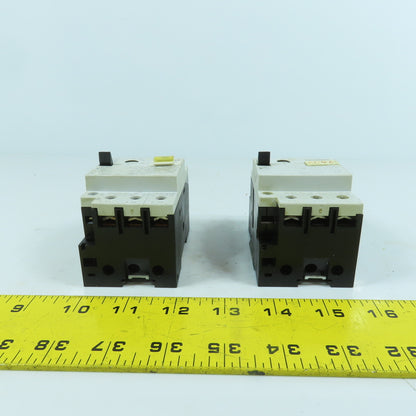 Siemens 3VU1300-0MD00 0.24-0.4A Motor Protector Circuit Breaker 600VAC Lot Of 2