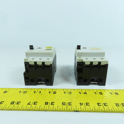 Siemens 3VU1300-0MD00 0.24-0.4A Motor Protector Circuit Breaker 600VAC Lot Of 2