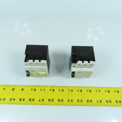 Siemens 3VU1300-0MD00 0.24-0.4A Motor Protector Circuit Breaker 600VAC Lot Of 2