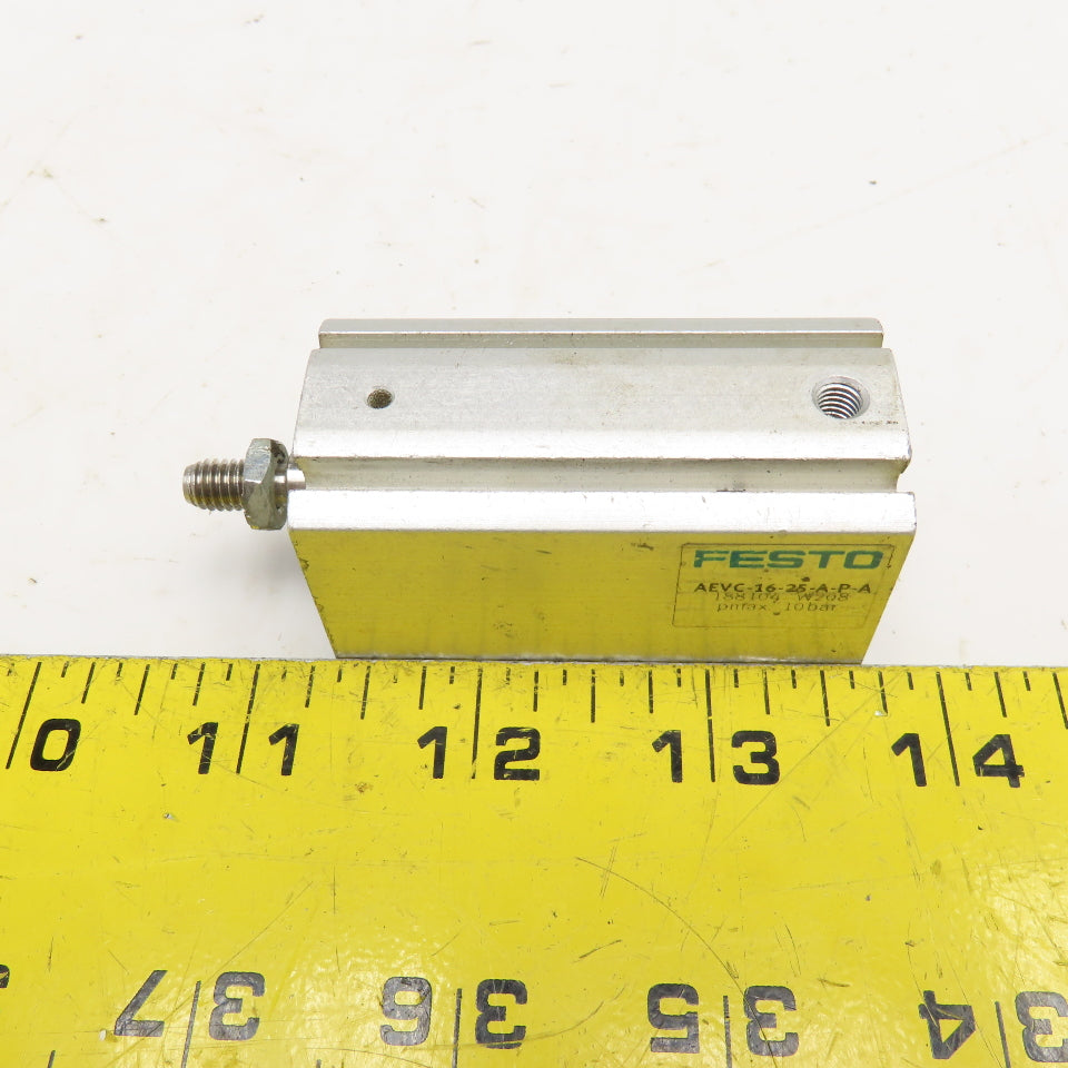 Festo AEVC-16-25-A-P-A 16mm Bore 25mm Stroke Spring Return Air Cylinder