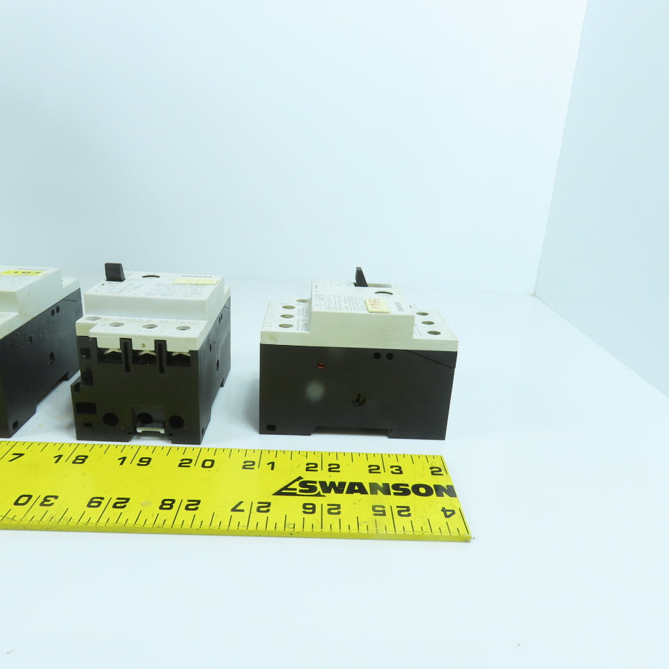 Siemens 3VU1300-1MK00 4 - 6A Motor Protector Circuit Breaker 600VAC Lot Of 7