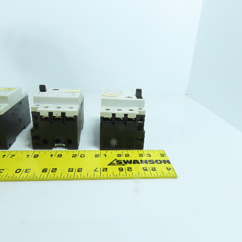 Siemens 3VU1300-1MK00 4 - 6A Motor Protector Circuit Breaker 600VAC Lot Of 7