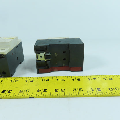 Siemens 3VU1300-1ME00 0.4-0.6A Motor Protector Circuit Breaker 600VAC Lot Of 3