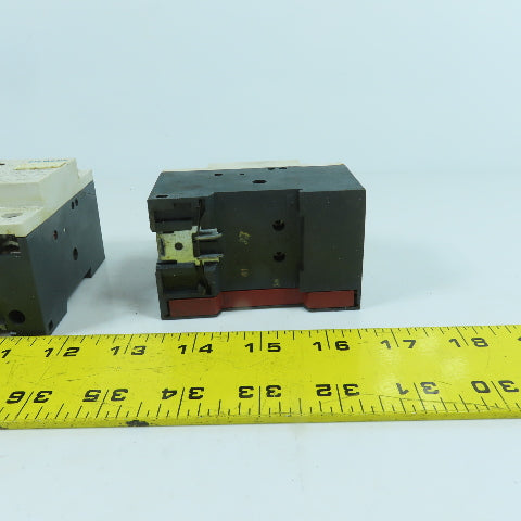 Siemens 3VU1300-1ME00 0.4-0.6A Motor Protector Circuit Breaker 600VAC Lot Of 3