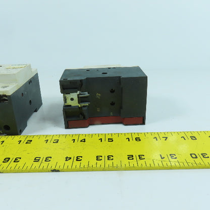 Siemens 3VU1300-1ME00 0.4-0.6A Motor Protector Circuit Breaker 600VAC Lot Of 3
