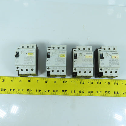 Siemens 3VU1300-1MF00 0.6-1A Motor Protector Circuit Breaker 600VAC Lot Of 4