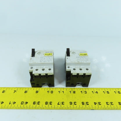 Siemens 3VU1300-1MM00 10-16A Motor Protector Circuit Breaker 600VAC Lot Of 2