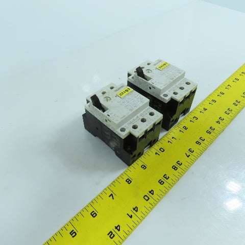 Siemens 3VU1300-1MM00 10-16A Motor Protector Circuit Breaker 600VAC Lot Of 2