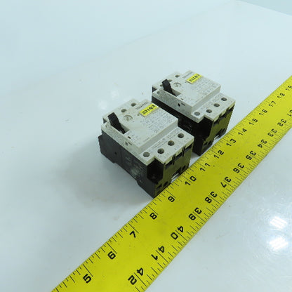 Siemens 3VU1300-1MM00 10-16A Motor Protector Circuit Breaker 600VAC Lot Of 2