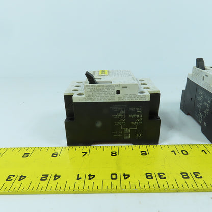 Siemens 3VU1300-1MM00 10-16A Motor Protector Circuit Breaker 600VAC Lot Of 2