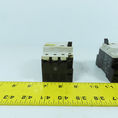 Siemens 3VU1300-1MM00 10-16A Motor Protector Circuit Breaker 600VAC Lot Of 2