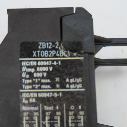 Eaton XTOB2P4BC1 Thermal Overload Relay 1.6-2.4A Trip