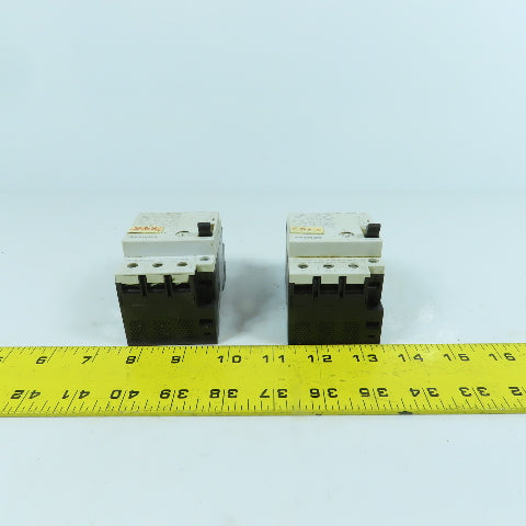 Siemens 3VU1300-1ML00 6-10A Motor Protector Circuit Breaker 600VAC Lot Of 2