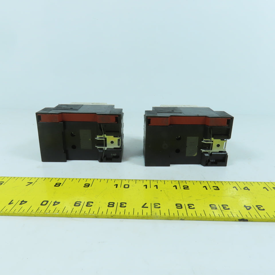 Siemens 3VU1300-1ML00 6-10A Motor Protector Circuit Breaker 600VAC Lot Of 2