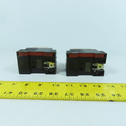 Siemens 3VU1300-1ML00 6-10A Motor Protector Circuit Breaker 600VAC Lot Of 2