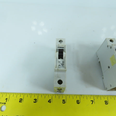 Siemens 5 SX21 8A Rail Mount Single Pole Circuit Breaker C8 230/400V Lot Of 11
