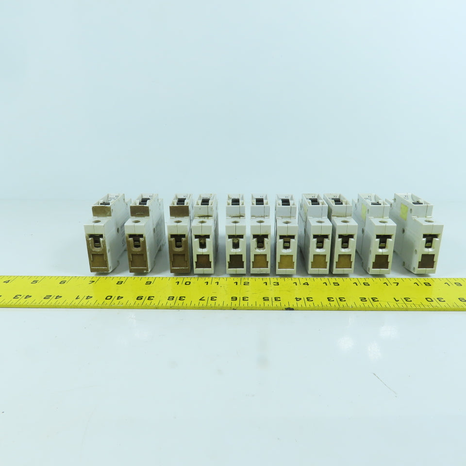 Siemens 5 SX21 8A Rail Mount Single Pole Circuit Breaker C8 230/400V Lot Of 11