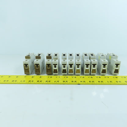 Siemens 5 SX21 8A Rail Mount Single Pole Circuit Breaker C8 230/400V Lot Of 11