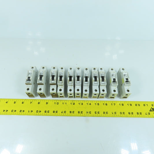 Siemens 5 SX21 8A Rail Mount Single Pole Circuit Breaker C8 230/400V Lot Of 11