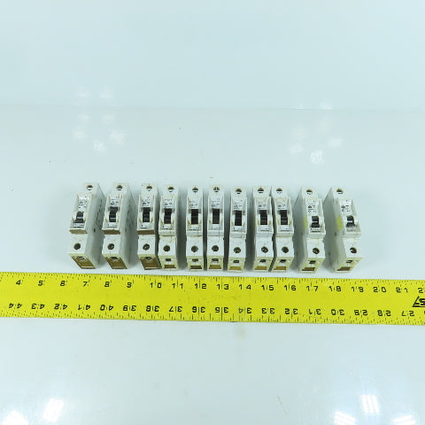 Siemens 5 SX21 8A Rail Mount Single Pole Circuit Breaker C8 230/400V Lot Of 11