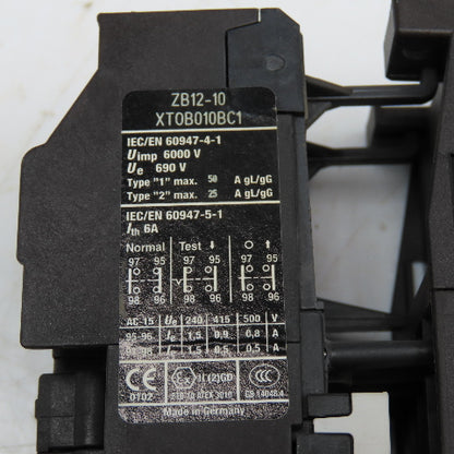 Eaton DILM9-10 XT0B010BC1 600V Contactor 120V Coil 12-16A Trip Overload