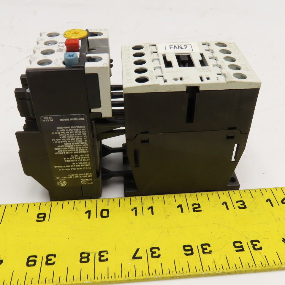Eaton DILM9-10 XT0B010BC1 600V Contactor 120V Coil 12-16A Trip Overload