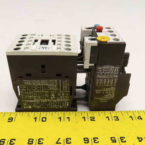 Eaton DILM9-10 XT0B010BC1 600V Contactor 120V Coil 12-16A Trip Overload