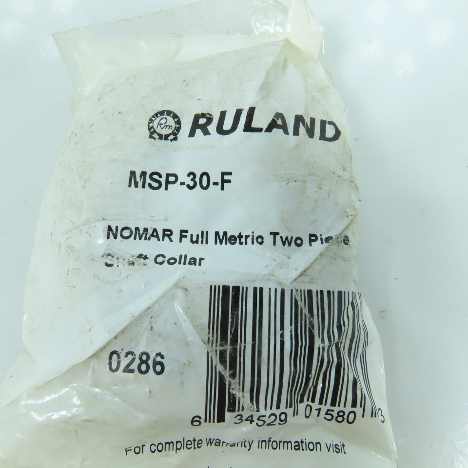 Ruland MSP-30-F Full Metric Two Piece 30mm Shaft Collar Steel