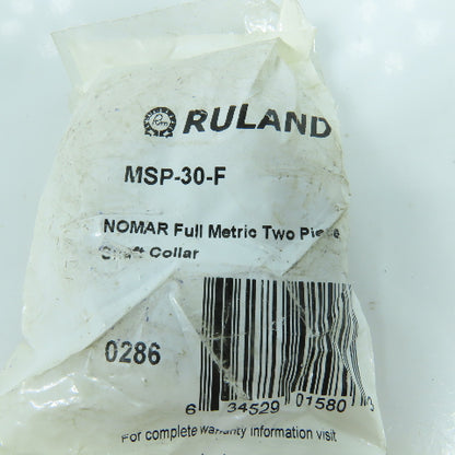 Ruland MSP-30-F Full Metric Two Piece 30mm Shaft Collar Steel
