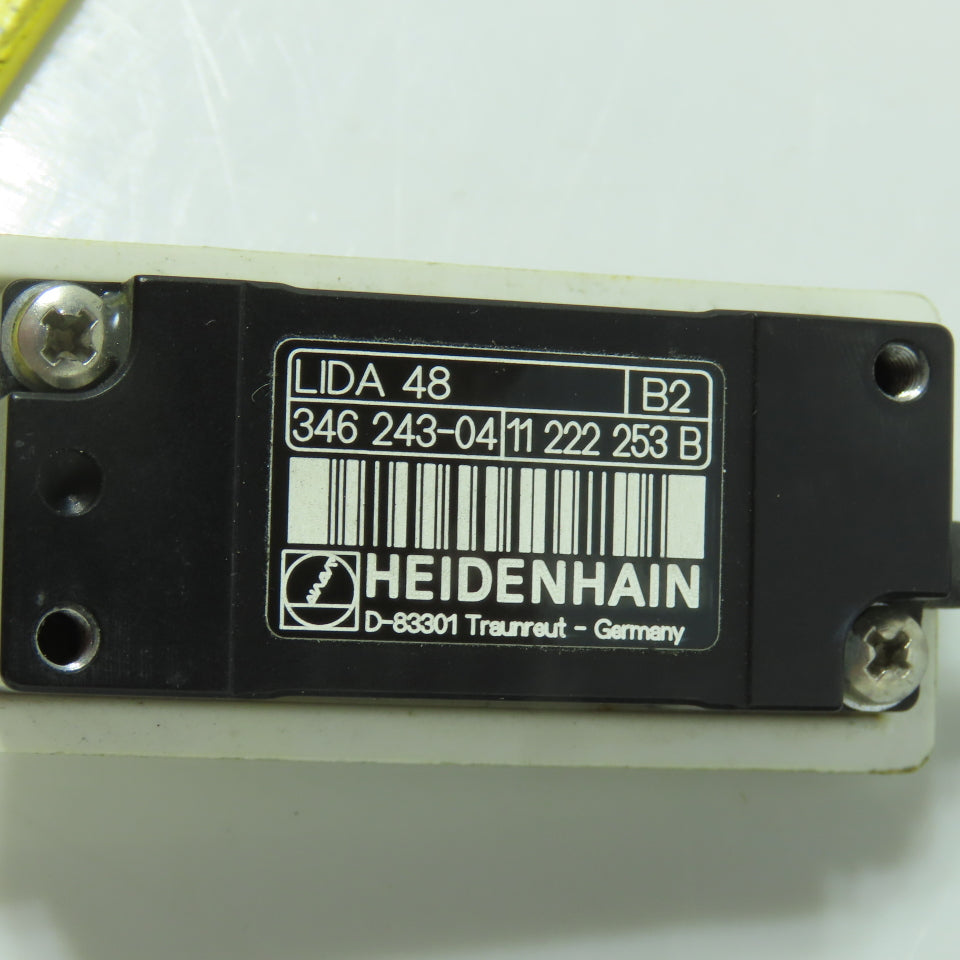 Heidenhain 346 243-04 LIDA 48 Linear Encoder Scale Head 12-Pin (Cracked)
