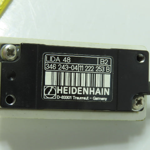 Heidenhain 346 243-04 LIDA 48 Linear Encoder Scale Head 12-Pin (Cracked)