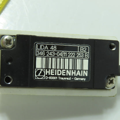 Heidenhain 346 243-04 LIDA 48 Linear Encoder Scale Head 12-Pin (Cracked)