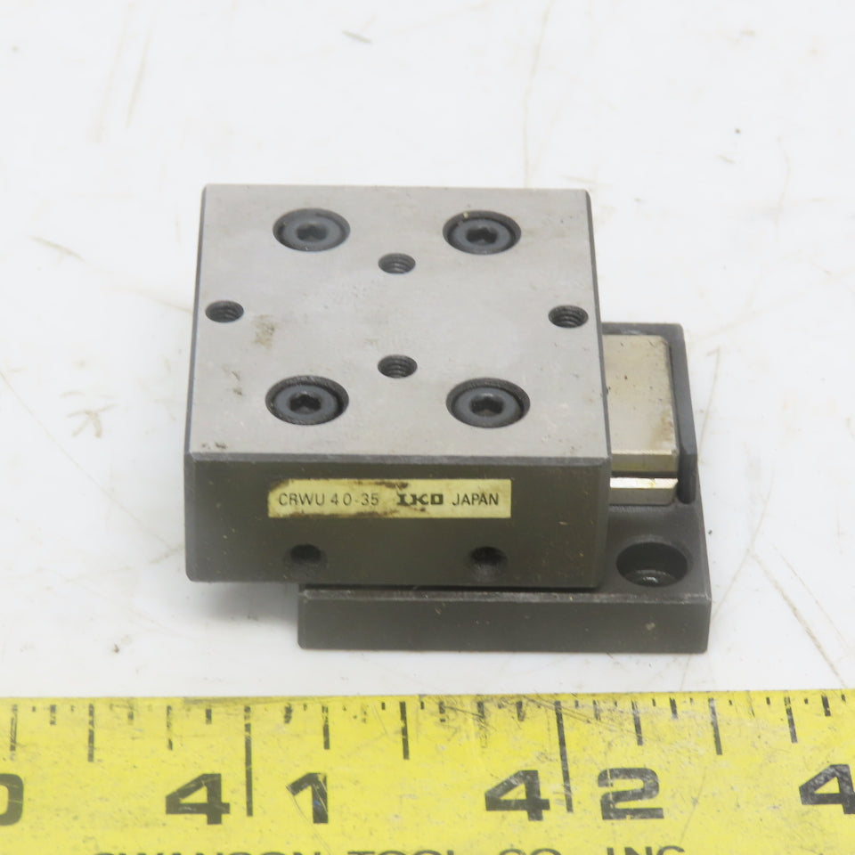IKO CRWU40-35 Linear Slide Crossed Roller Way Unit L=35 W=40 H=21 Stroke 18mm