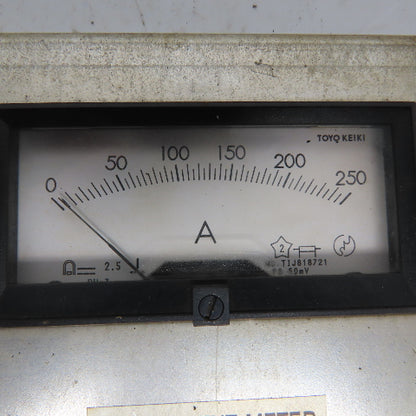 Toyo Keiki TIJ721711 TIJ818721 DC Volt Amp Analog Panel Ammeter From ML5036D