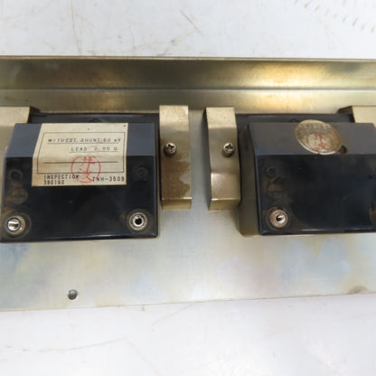 Toyo Keiki TIJ721711 TIJ818721 DC Volt Amp Analog Panel Ammeter From ML5036D
