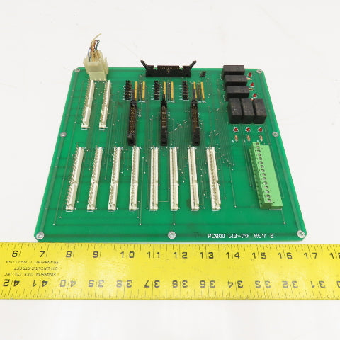 PC800 W3-INF Rev 2 Interface Circuit Board Wiedematic Mach II Type 4560