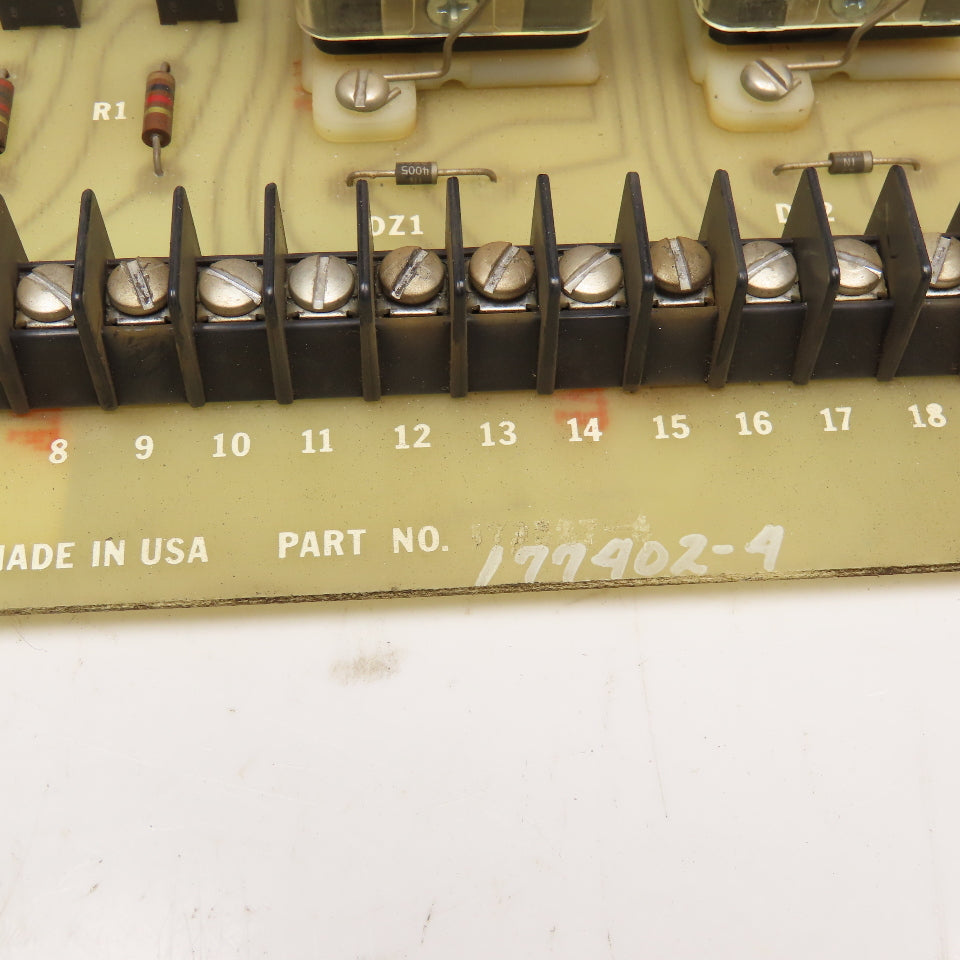 Warner & Swasey 177402-4 Circuit Board Wiedematic Mach II Type 4560