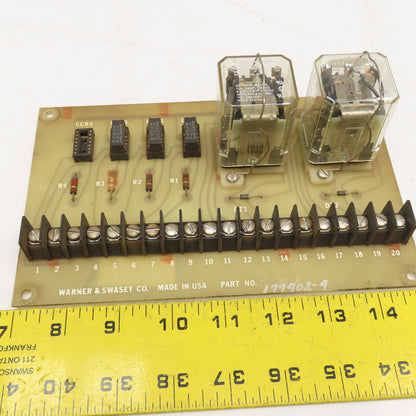 Warner & Swasey 177402-4 Circuit Board Wiedematic Mach II Type 4560